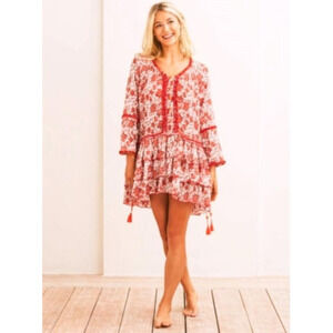 Poupette St Barth Calypso Floral Dress